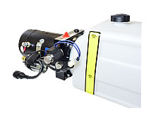 Detailansicht 8,8 l Gleichstromaggregat, einfachwirkend, 1800 W