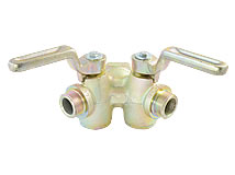 Drucklufthahn (Doppel-Kükenhahn) DIN 3487