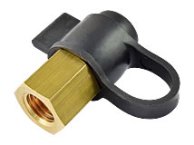 Prüfverschraubung für Druckluftbremsanlagen mit Innengewinde