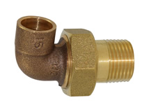 Lötfitting aus Rotguss, Winkelverschraubung AG konisch Lötfitting aus Rotguss, Winkelverschraubung AG konisch