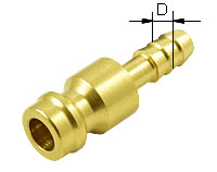 Druckluftkupplungsstecker für Minikupplung (Typ 21)