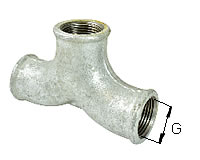 Doppelbogen-T-Stück #132