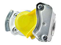 Kupplungskopf DIN 74342 gelb, geschlossen