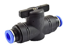 Kugelhahn mit Push-In-Anschluss Kugelhahn mit Push-In-Anschluss