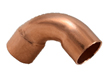 Lötfitting aus Kupfer, Bogen 90° 2 Muffen Lötfitting aus Kupfer, Bogen 90° 2 Muffen