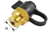 Prüfverschraubung für Druckluftbremsanlagen