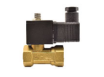 Seitenansicht 2/2-Wege-Magnetventil, vorgesteuert