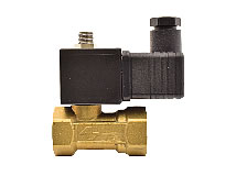 Seitenansicht 2/2-Wege-Magnetventil, vorgesteuert