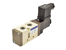 Rückansicht 2/2-Wege-Magnetventil, vorgesteuert