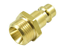 Druckluftkupplung Stecker mit Außengewinde