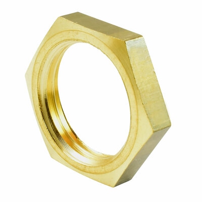 Messingfitting, Gegenmutter, G1/4, Schlüsselweite 17mm