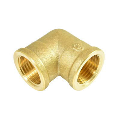 Messingfitting, Winkel-Verschraubung, Innengewinde G1/2