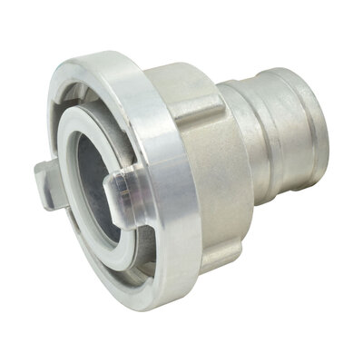 Saug- und Druck- Feuerwehrkupplung mit Schlauchstutzen, Baugröße C, für SN 52