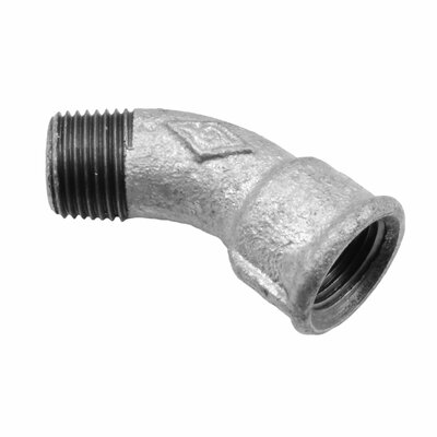 Bogen 45°, Temperguss