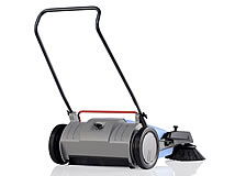 Rückansicht 1+1 Kehrmaschine