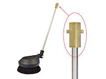 Bajonettadapter Rotierende Waschbürste 