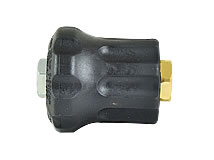 Seitenansicht Schwall-Regeldüse Anschluss G1/4-IG