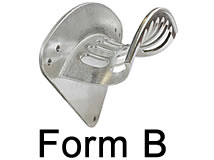 Wand-Schlauchhalter Form B Wand-Schlauchhalter Form B