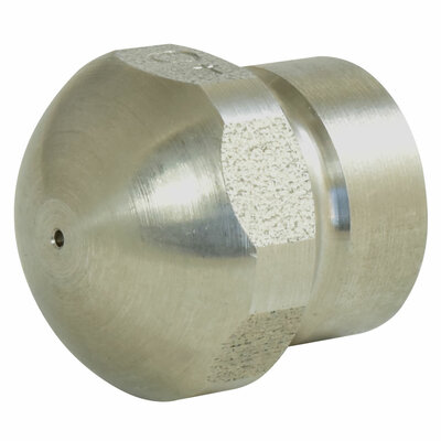 Rohrreinigungsdüse - Gr. 040 - mit G1/8&quot; Innengewinde, Edelstahl
