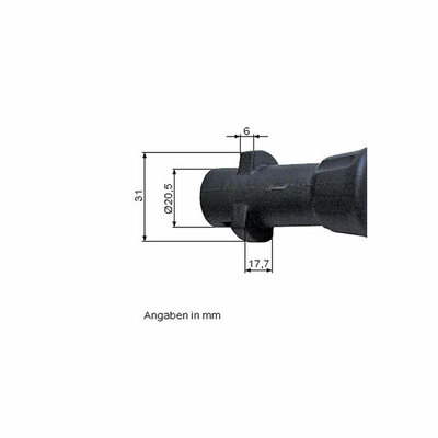 Adapter f&uuml;r K&auml;rcher G1/4" Innengewinde, Kunststoff
