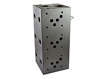 Mehrfachanschlussplatte mit Druckbegrenzungsventil