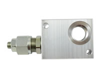 Ansicht von unten Druckbegrenzungsventil 30 l/min