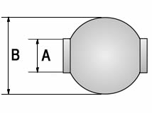 Technische Zeichnung Oberlenkerkugel