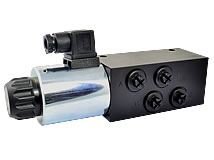 6/2-Wegeventil, M18x1,5, 80 l/min