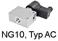 2/2-Wege, Nenngröße 10 (Typ AC)