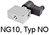 2/2-Wege, Nenngröße 10 (Typ NO)