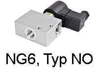 2/2-Wege, Nenngröße 6 (Typ NO)