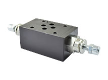 Rückansicht Drosselrückschlagventil, Nenngröße 6