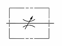 Schaltsymbol Drosselventil HE-DV