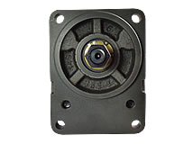 Draufsicht Zahnradmotor