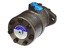 Rückansicht Zahnringmotor 2-Lochflansch