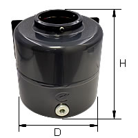 4l Tank mit Ablassschraube