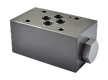 Rückansicht Hydraulisch entsperrbares Rückschlagventil