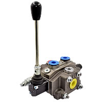 Doppeltwirkender Einfach-Handhebelsteuerblock