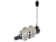 Detailansicht Doppeltwirkendes Flanschventil