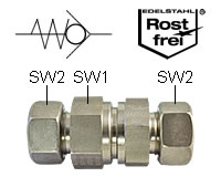 Edelstahl Rückschlagventil, Typ RHD 