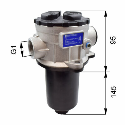 Rücklauffilter 100 l/min, G1