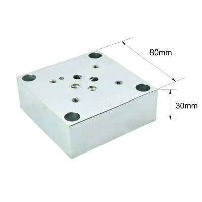 Anschlussplatte, Nenngröße 6