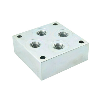 Anschlussplatte, Nenngröße 6 Rückansicht