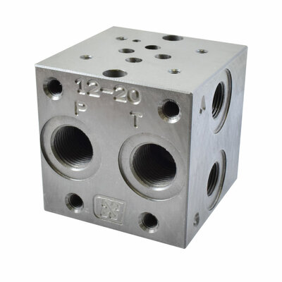 Mehrfachanschlussplatte, NG 6, 1 Sektion