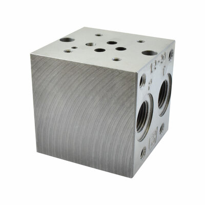 Mehrfachanschlussplatte, NG 6, 1 Sektion