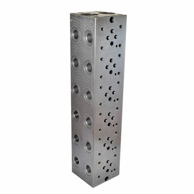 Mehrfachanschlussplatte, NG 6, 6 Sektionen