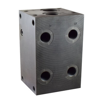 Mehrfachanschlussplatte mit Druckbegrenzungsventil, Nenngröße 10