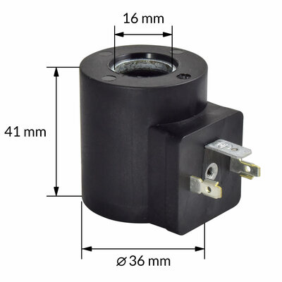 Ersatz-Magnetspule Typ D36, 24V DC