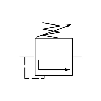 OC-DBV020-G3/8-210 Seitenansicht