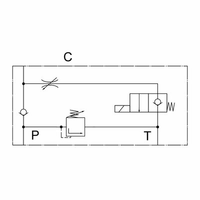 Hub-Senkventil, 12V DC
